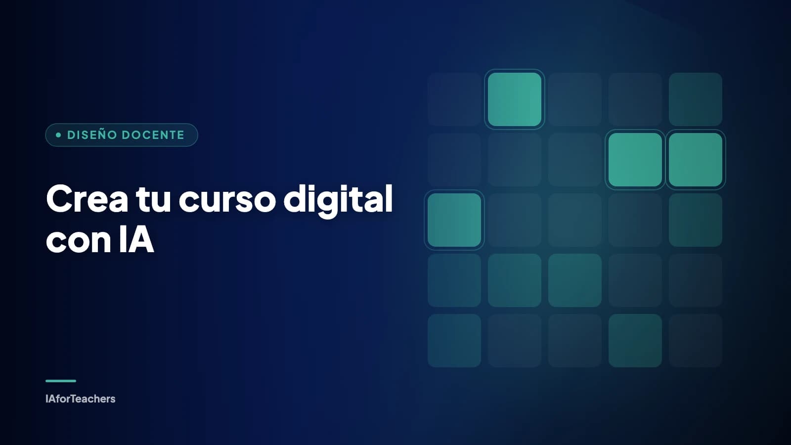 Portada: Crea tu curso digital con IA