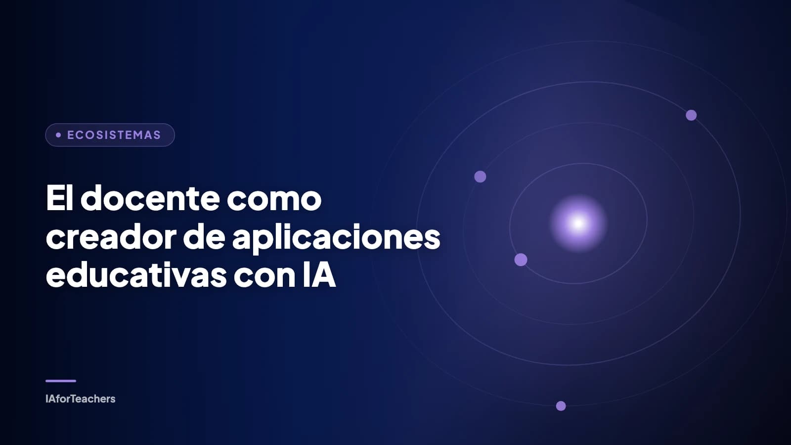 Portada: El docente como creador de aplicaciones educativas con IA