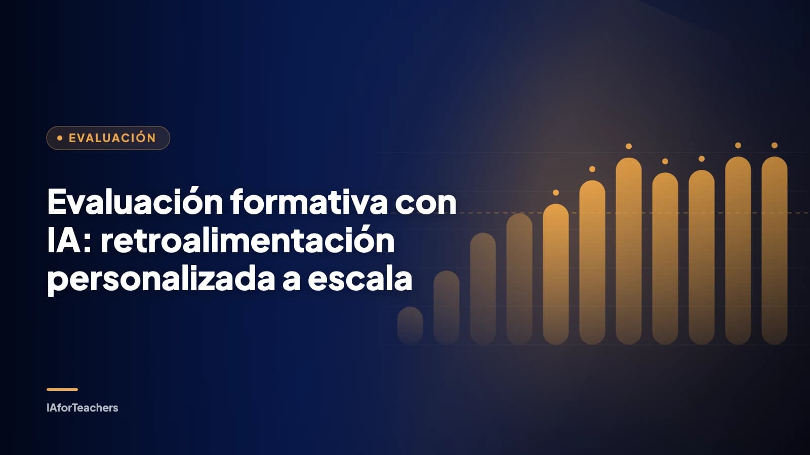Portada: Evaluación formativa con IA: retroalimentación personalizada a escala