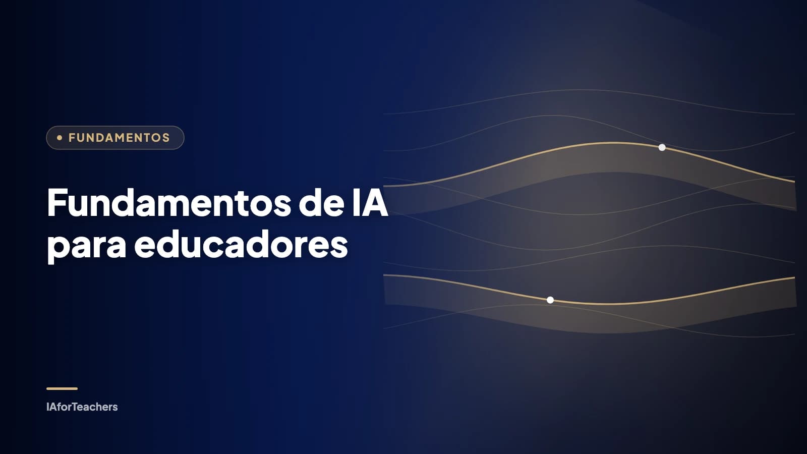 Portada: Fundamentos de IA para educadores
