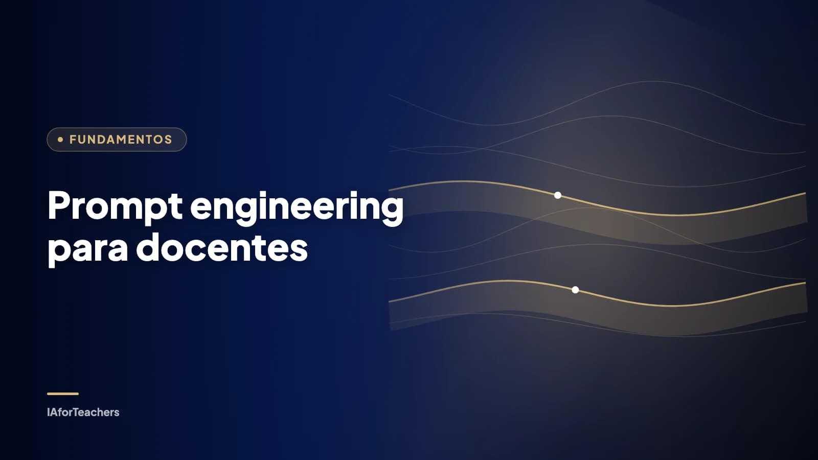 Portada: Prompt engineering para docentes
