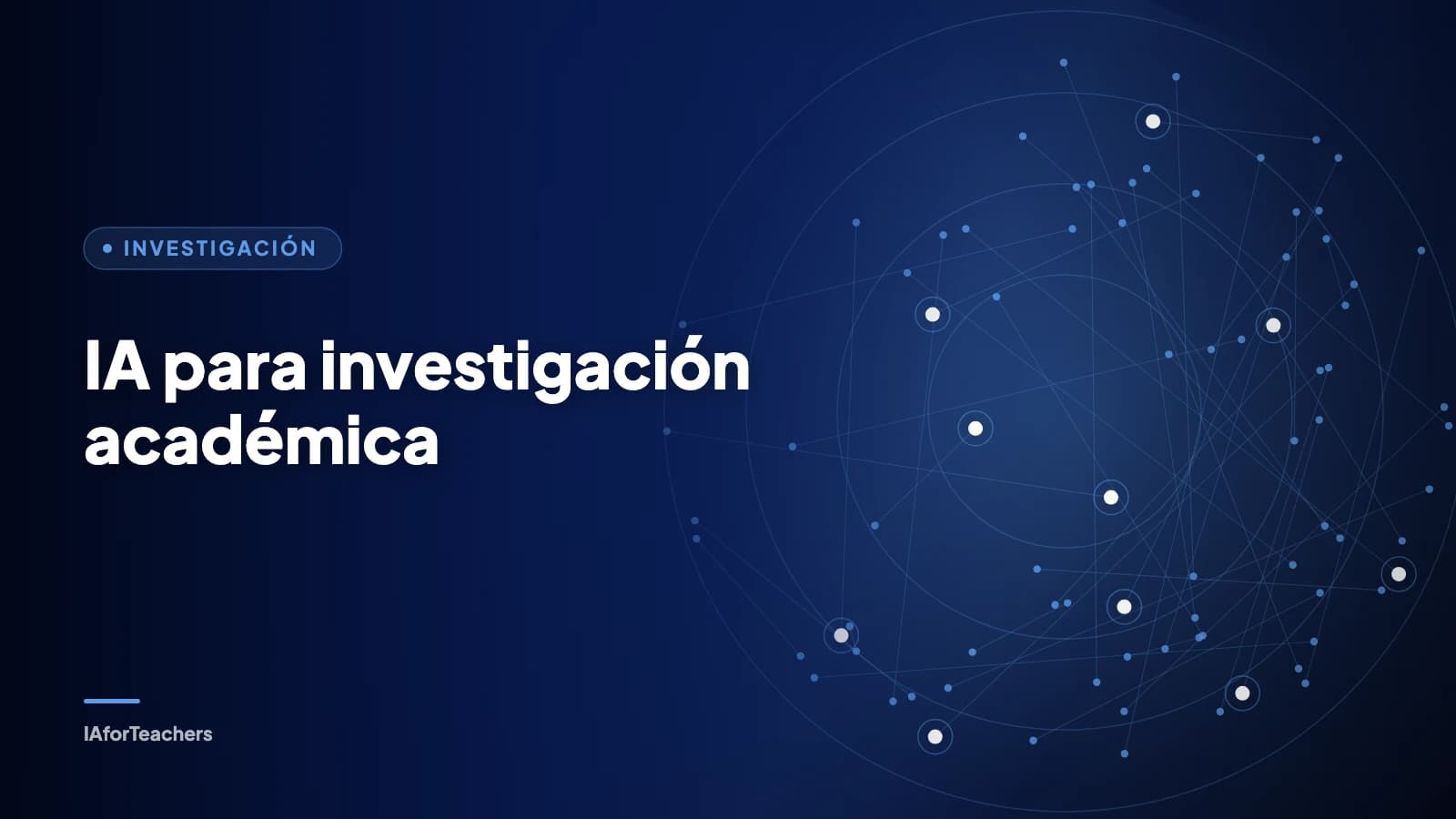 Portada: IA para investigación académica