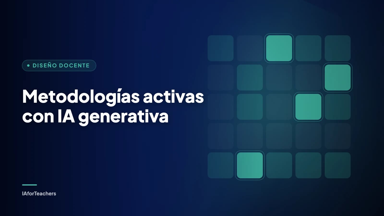 Portada: Metodologías activas con IA generativa